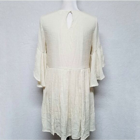 Umgee Boho Bliss Cream Floral Embroidered Dress - Picture 6 of 15